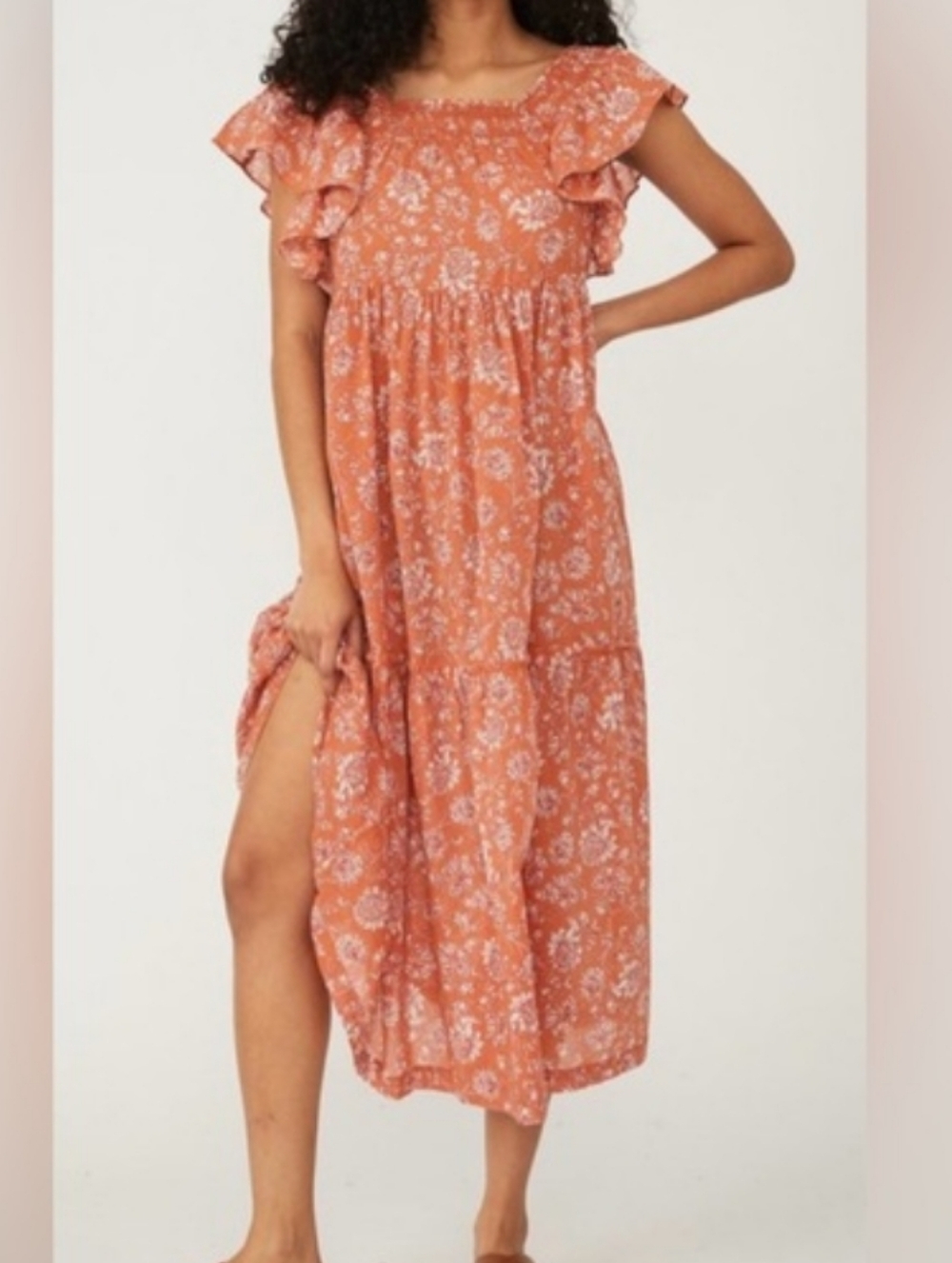 Free People Bonita Floral Dress. - Picture 4 of 14